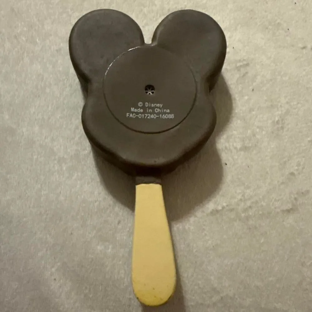 Mickey Mouse chocolate ice cream bar DOG TOY with squeaker